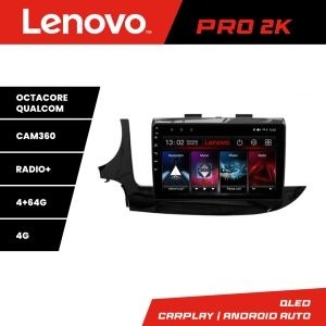 Navigatie Opel Mokka 2016- Lenovo Kit-MOKKA2 8 core QLED 2K 4+64 360 Android Waze USB Navigatie Internet Youtube Radio KIT-Mokka2+PRO-2K-9-4+64