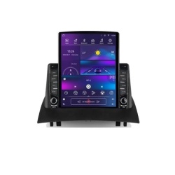 Navigatie Renault Megane 2 G-098 ecran tip TESLA 9.7" cu Android Radio Bluetooth Internet GPS WIFI 4+32GB DSP 4G Octa KIT-098+EDT-E709