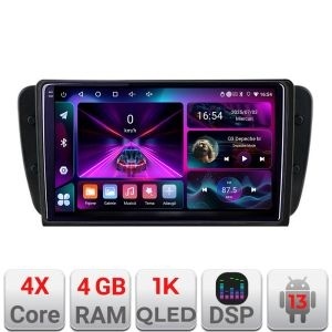Navigatie Seat Ibiza 2008-2014 A-246 4+64 InCell Display 1K Android Waze USB Navigatie Internet Youtube Radio KIT-246+EDT-E209-RK