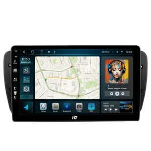 Navigatie Seat Ibiza (2009-2013), 4GB RAM, Android 13, Quadcore, DSP, GPS, Wi-FI, Carplay, Android Auto, USB, Bluetooth, Waze, Touchscreen, 9 inch - Img 3