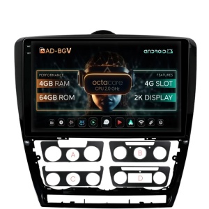 Navigatie Skoda Octavia 2, Android, V-Octacore / 4GB RAM + 64GB ROM, 10.36 Inch - AD-BGV10004+AD-BGRKIT048v - Img 8