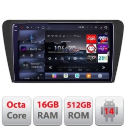 Navigatie Skoda Octavia 3 2013-2020 Edotec Kit-279 8 core QLED 2K 12+256GB 360 Android Waze USB Navigatie Internet Youtube Radio KIT-279+EDT-E810-2K