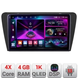 Navigatie Skoda Octavia 3 A-279 4+64 InCell Display 1K Android Waze USB Navigatie Internet Youtube Radio KIT-279+EDT-E210-RK