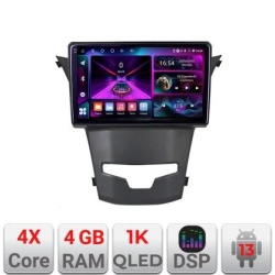 Navigatie Ssangyong Korando 2014-2019 A-1159 4+64 InCell Display 1K Android Waze USB Navigatie Internet Youtube Radio KIT-1159+EDT-E209-RK