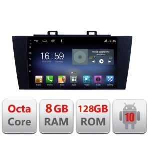 Navigatie Subaru Outback 2014-2019 sau Subaru XV 2017-2018 F-outback5 Octa Core cu Android Radio Bluetooth Internet GPS WIFI DSP 8+128GB 4G KIT-OUTBACK5+EDT-E609
