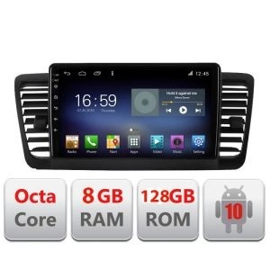 Navigatie Subaru Outback Legacy F-su02 Octa Core cu Android Radio Bluetooth Internet GPS WIFI DSP 8+128GB 4G KIT-SU02+EDT-E609
