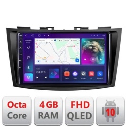Navigatie Suzuki Swift 2010-2017 B-179 Android Ecran QLED octa core 4+64 carplay android auto