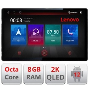Navigatie Toyota Camry 2021- N-camry2021 ecran 13" 2K 8+128 Android Waze USB Navigatie 4G 360 Toslink Youtube R kit-camry2021+ULTRA-2K-13-8+128 - Img 2