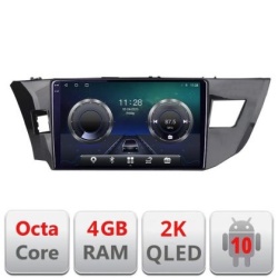 Navigatie Toyota Corolla 2013-2017 C-470 Android Octa Core Ecran 2K QLED GPS 4G 4+32GB 360 KIT-470+EDT-E410-2K KIT-470+EDT-E410-2K