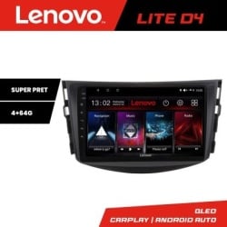 Navigatie Toyota RAV4 Lenovo Kit-018 4+64 GB Android Waze USB Navigatie Internet Youtube Radio KIT-018+LITE-D4-9-4+64