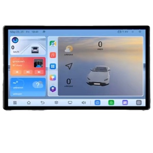 Navigatie universala 2 din 9 inch Android 8 Core 2.2 Ghz 8+128 Qled 1K ADAS 4G LTE GPS 360 KIT-2din-1+EDT-E409V3 - Img 2