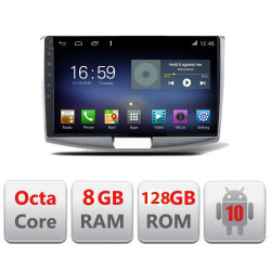 Navigatie VW Passat 2010-2015 F-267 Octa Core cu Android Radio Bluetooth Internet GPS WIFI DSP 8+128GB 4G KIT-267+EDT-E610