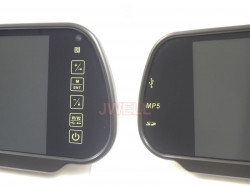 Oglinda Retrovizoare Monitor Tft Lcd 7’’ Player Usb Sd 2 Intrari Video