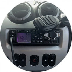 Pachet 2 in 1! Statie radio CB si radio MP3 player 1DIN PNI Escort HP 8500 ASQ si antena CB PNI Duplex 2000 CB-FM, 26-28MHz (CB), 87-108MHz (FM), cablu CB si cablu FM 5 m, 490 mm