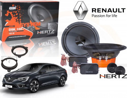PACHET DIFUZOARE AUTO HERTZ DIECI DSK 165.3 SET SISTEM BOXE COMPONENTE 2 CAI 165MM 80W RMS DEDICAT RENAULT DACIA NISSAN