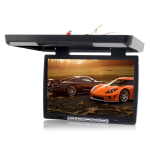 PLAFONIERA AUTO CU MONITOR LCD 17 '' USB / SD PLAYER 2 INTRARI VIDEO SI MODULATOR FM ! MONTAJ CALIFICAT IN TOATA TARA ! - Img 3