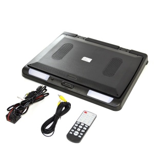 PLAFONIERA AUTO CU MONITOR LCD 17 '' USB SD PLAYER SI 2 INTRARI VIDEO MODEL PNI MP1710! MONTAJ CALIFICAT IN TOATA TARA ! - Img 4