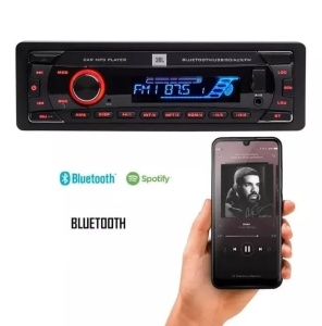 Player auto 1 DIN JBL Celebrity 100 by Harman Kardon, 4 x 50W Radio FM cu streaming Bluetooth A2DP si sistem hands-free pentru masina cu panou detasabil, USB, SD, AUX si iesiri RCA, leduri rosii