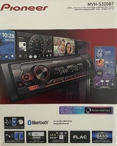 Player auto Pioneer MVH-S320BT, 4x50W, FM, USB, Aux, Bluetooth, Aplicatie Android, iPod/iPhone