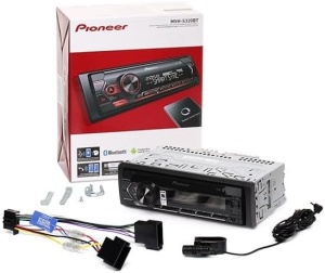 Player auto Pioneer MVH-S320BT, 4x50W, FM, USB, Aux, Bluetooth, Aplicatie Android, iPod/iPhone