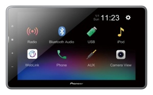 Radio auto 2DIN Pioneer DMH-AF555BT compatibil iPhone sau Android cu un singur cablu USB - Img 2