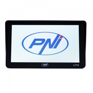Sistem de navigatie GPS PNI L710 cu parasolar, 7 inch, 800 MHz, 256MB DDR, 16GB memorie interna, FM transmitter, cu doua alimentatoare auto incluse