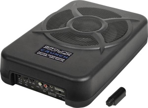 Subwoofer Auto Activ Crunch GP808 Model Underseat (sub scaun) 8'' 20 cm 100W RMS Telecomanda Bass / Volum Putere Maxima 200 W