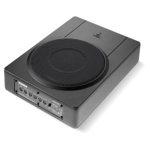 Subwoofer Auto Activ FOCAL ISUB ACTIVE Model Underseat (sub scaun) 8'' 20 cm 130W RMS Putere Maxima 260W Telecomanda Inclusa