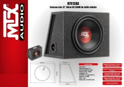 SUBWOOFER AUTO CUB MTX RTE12AS DE 30CM (12″) PUTERE MAX 1050W RMS 350W
