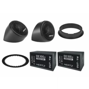 Tweetere Auto Hertz Dieci DT 24.3, Set Componente, 24 mm, Putere 80 W RMS, 180W MAX, 4Ω, 2 tweetere
