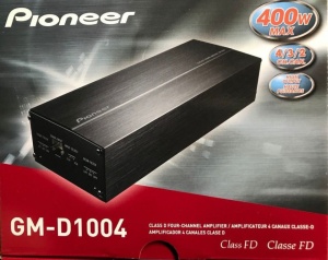 Amplificator auto Pioneer GM-D1004, 4 canale, 90W RMS