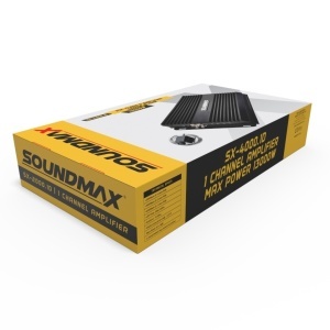 Amplificator auto SOUNDMAX SX2000.1D, monobloc, clasa D, 2000W - Img 3