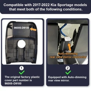 Camera DVR 4K FiTCAMX special conceput pentru Kia Sportage gen 4 2017-2022 - Img 4