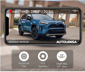 Cameră DVR Duala Dedicata Cupra Formentor, Față-Spate 2K-1080p Autolensa, 24/7 Negru VW10