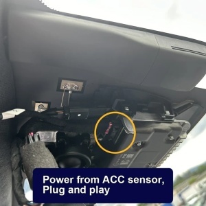 Camera DVR FiTCAMX 4K fata-spate special conceput pentru Toyota C-HR 2024+ - Img 2