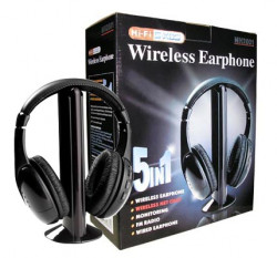 Casti Wireless Hi-Fi S-XBS MH2001 5 IN 1 cu FM si IR