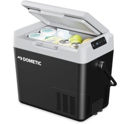 CFF 18 Frigider cu compresor Dometic, 12/24/220V, 19 litri Frigider auto cu compresor, display, alimentare la 12/24V si 220V, capacitate 19 litri