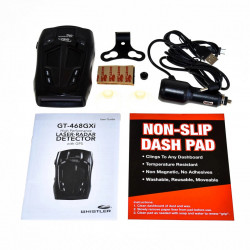 Detector de radar portabil Whistler GT-468GXi 11 Benzi Radar / Laser 360 Grade Detectie Benzi X K KA Laser 360 POP Benzi De Detectie Selectabile Functie De Prioritizare Alerte GPS Intern Detectare VG-2