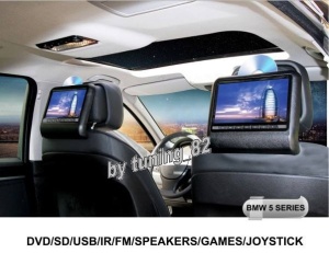 DVD PLAYER AUTO DE TETIERA CARTEK CK-DV9917 MARO LCD 9'' HDMI USB / SD PLAYER REZOLUTIE HD JOCURI JOYSTICK WIRELESS MONTAJ CALIFICAT IN TOATA TARA ! - Img 20