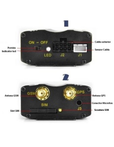 GPS Tracker Auto TK103, Localizare si urmarire GPS, Microfon, Autonomie nelimitata