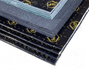 KIT DE INSONORIZARE STP BLACK GOLD DEDICAT USI - 3 STRATURI VIBRO FONO TERMO - ROLA DE APLICARE CADOU!