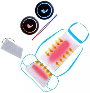 Kit Incalzire In Scaune Auto Universal Carbon Buton Rotund Push Slim 3 Trepte RGB Montaj Profesional In Toata Tara!