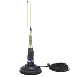 Kit Statie radio CB Midland M Zero Plus + Antena Midland ML145 cu magnet