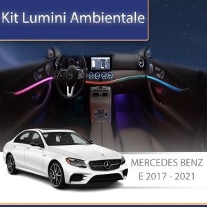 Lumini Ambientale dedicate difuzoare rotative stalpi Mercedes E W213 sistemul original sau telefon AMB-ME-W213-04