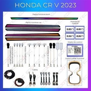 Lumini ambientale dedicate Honda CRV 2023 set complet control telefon sau sistem original - Img 3