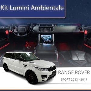 Lumini ambientale dedicate Range Rover Sport 2013-2022 set complet control telefon sau sistem original