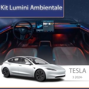 Lumini ambientale Tesla Model 3 2024 trimuri control telefon AMB-TSL-3-2024-TRIMMS