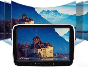 MONITOR CU PRINDERE PE TETIERA ECRAN TACTIL 10'' TRAVELMATE 10 USB / SD MP5 PLAYER REZOLUTIE HD - Img 2