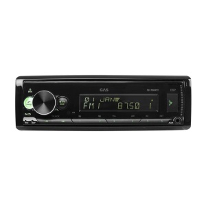 MP3 Player Auto 1DIN GAS MAX M140-BTX 4x45W Carkit Bluetooth A2DP Radio Iluminare Multicolora DSP pe 32 de Biți și 3 Iesiri (4V) Low Level