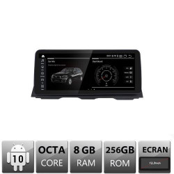 NAVIGATIE ANDROID 10 DEDICATA BMW SERIA 5 F10 2012-2016 ECRAN 12,3” CAPACITIV INTERNET WIFI PROCESOR CORTEX A9 1,6GHZ 8GB RAM 256GB ROM CARKIT BLUETOOTH PRELUARE AGENDA TELEFONICA MIRROR LINK MODEL EDT-F10-NBT-V3